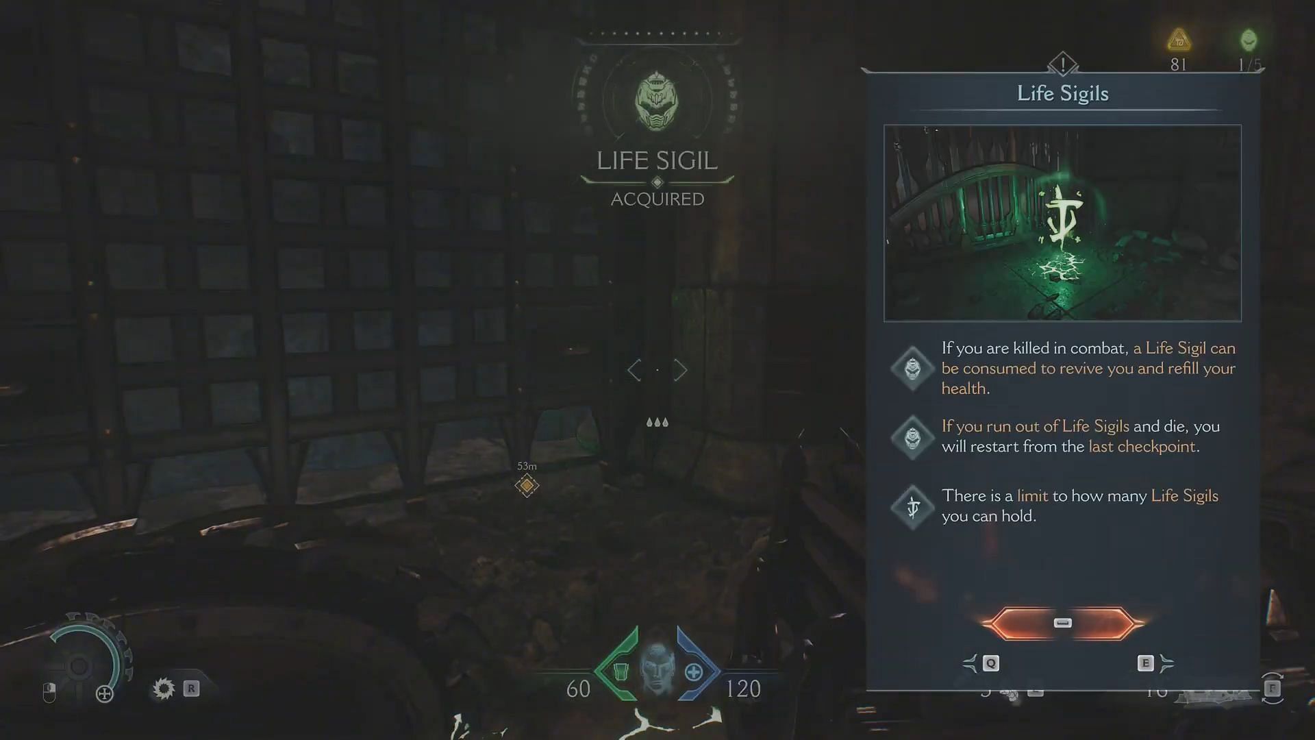 Life Sigil in Doom: The Dark Ages (Image via Bethesda)